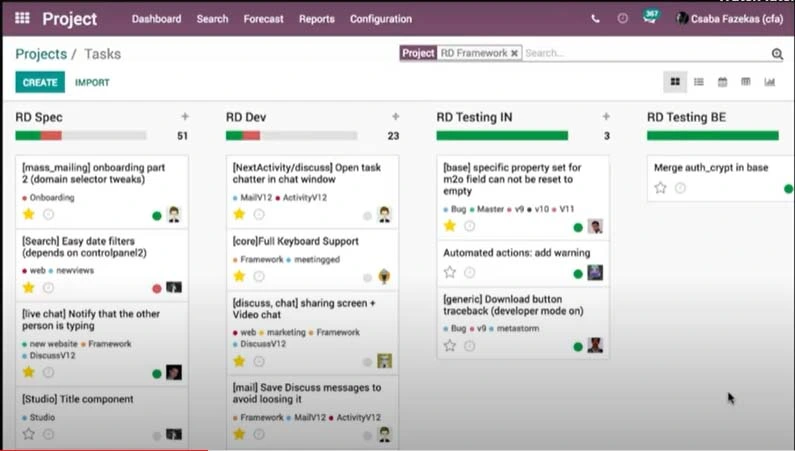 Odoo CRM Dashboard